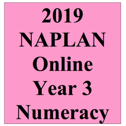 2019 Kilbaha Interactive NAPLAN Trial Test Numeracy Year 3